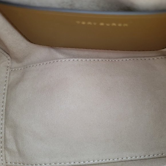 Tory Burch⭐️host pick⭐T Monogram Jacquard Mini Duffle Barrel Crossbody Hazel NWT - Picture 7 of 11